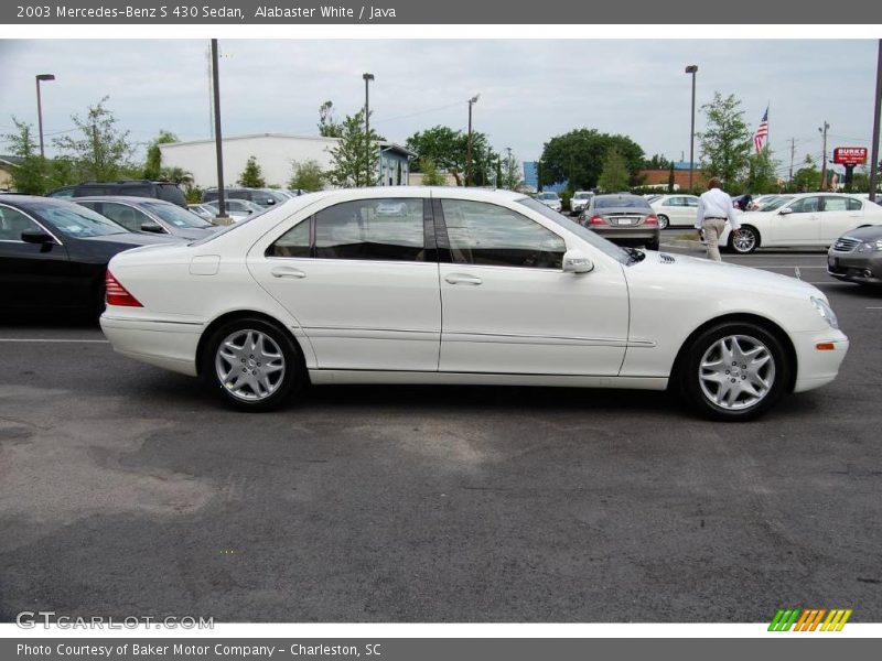Alabaster White / Java 2003 Mercedes-Benz S 430 Sedan