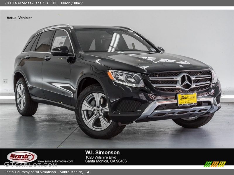 Black / Black 2018 Mercedes-Benz GLC 300