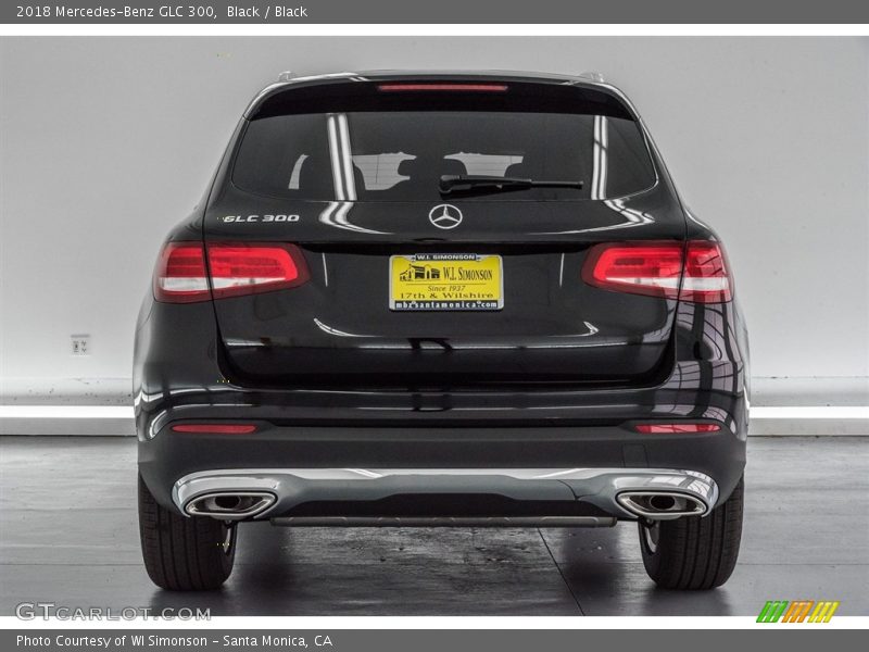 Black / Black 2018 Mercedes-Benz GLC 300