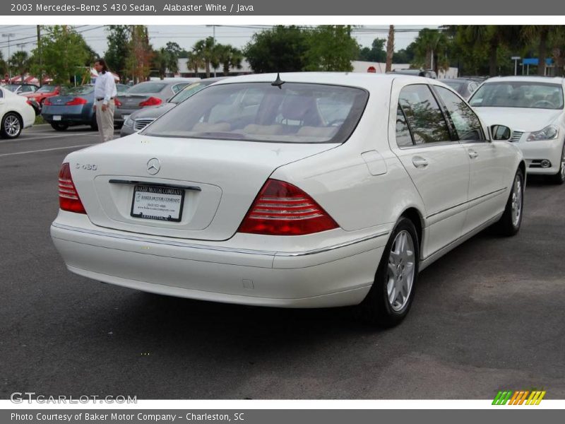 Alabaster White / Java 2003 Mercedes-Benz S 430 Sedan