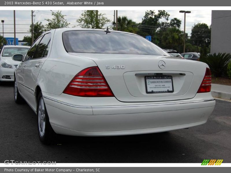 Alabaster White / Java 2003 Mercedes-Benz S 430 Sedan