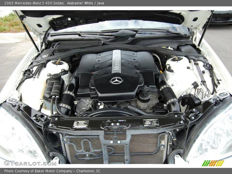 Alabaster White / Java 2003 Mercedes-Benz S 430 Sedan