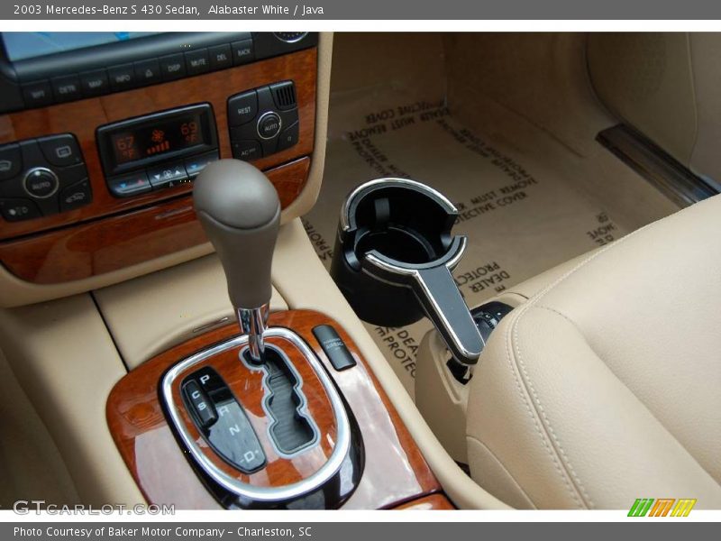 Alabaster White / Java 2003 Mercedes-Benz S 430 Sedan