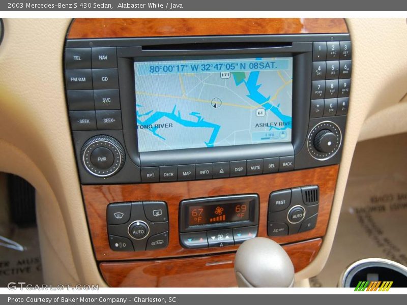 Alabaster White / Java 2003 Mercedes-Benz S 430 Sedan