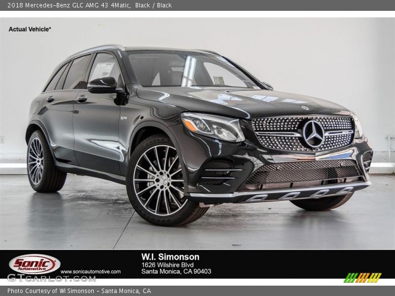 Black / Black 2018 Mercedes-Benz GLC AMG 43 4Matic