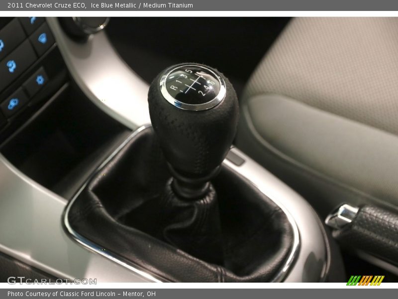 Ice Blue Metallic / Medium Titanium 2011 Chevrolet Cruze ECO