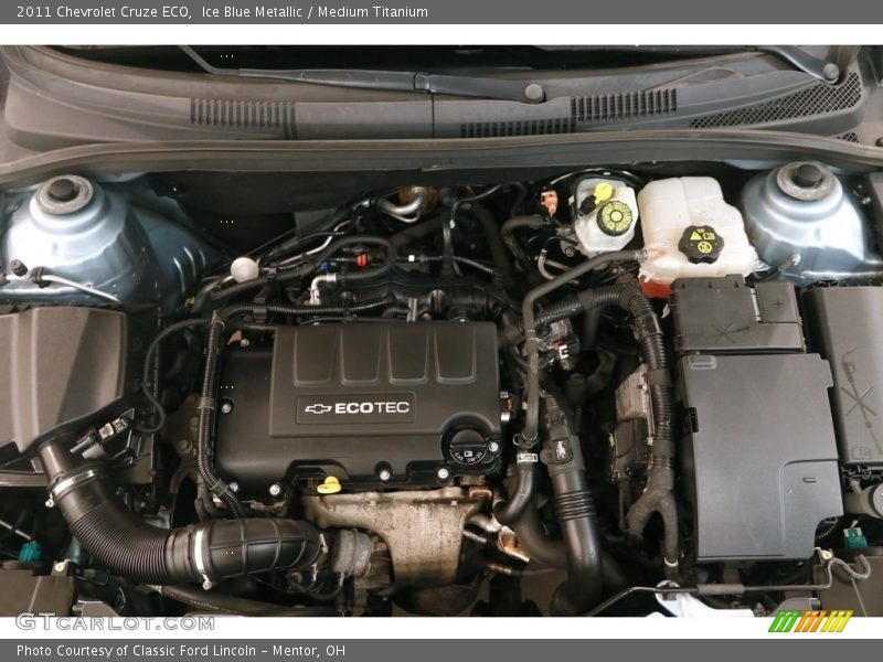 Ice Blue Metallic / Medium Titanium 2011 Chevrolet Cruze ECO