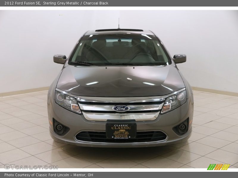 Sterling Grey Metallic / Charcoal Black 2012 Ford Fusion SE