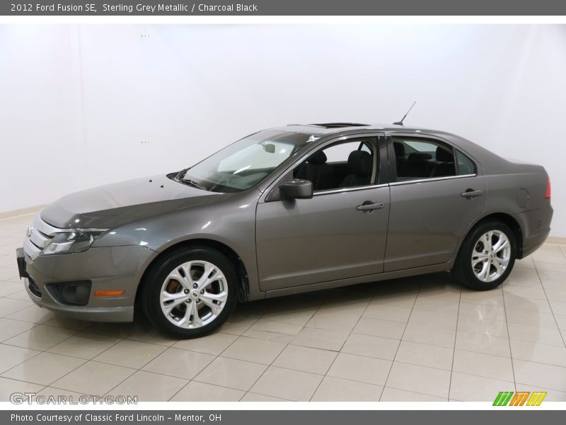 Sterling Grey Metallic / Charcoal Black 2012 Ford Fusion SE