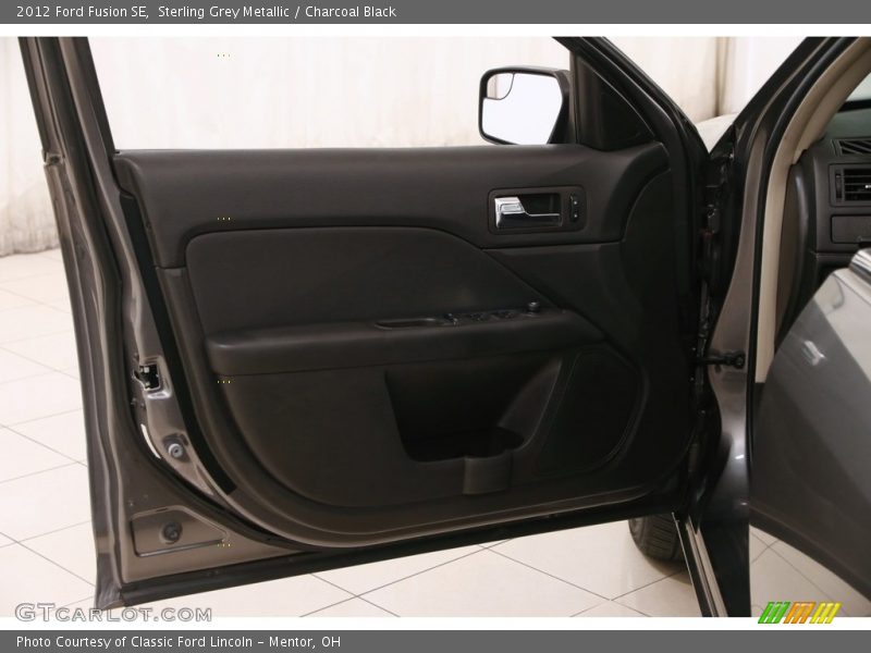 Sterling Grey Metallic / Charcoal Black 2012 Ford Fusion SE