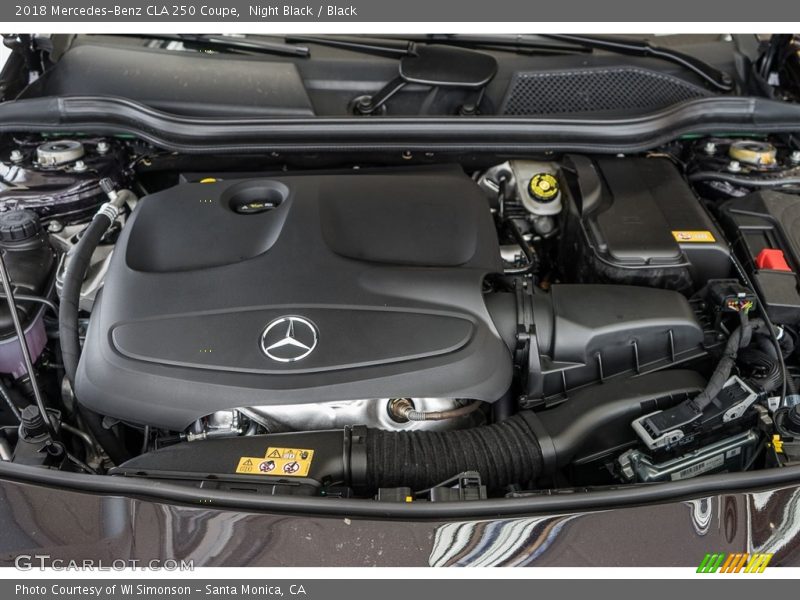 Night Black / Black 2018 Mercedes-Benz CLA 250 Coupe