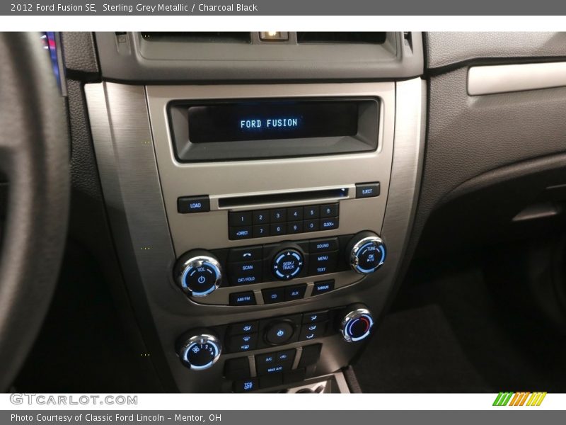 Sterling Grey Metallic / Charcoal Black 2012 Ford Fusion SE