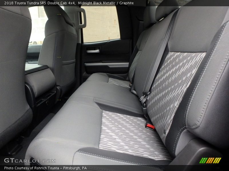 Rear Seat of 2018 Tundra SR5 Double Cab 4x4