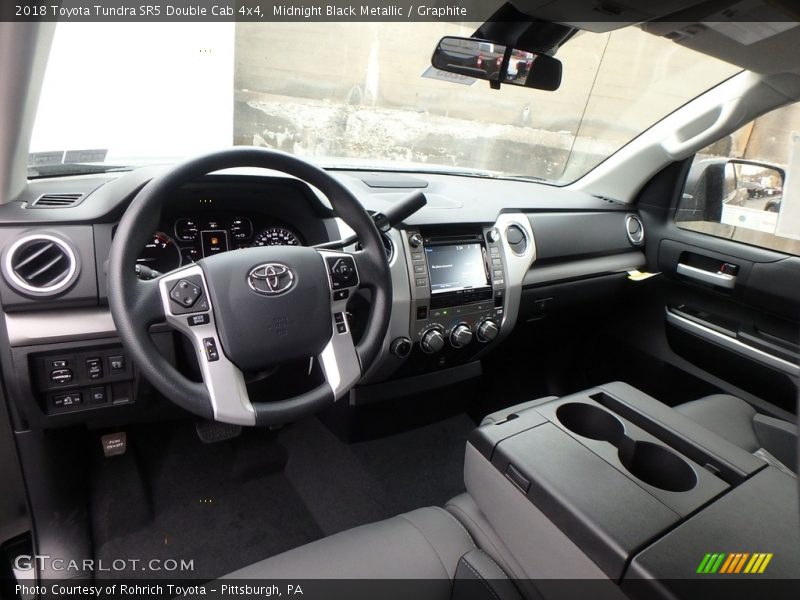  2018 Tundra SR5 Double Cab 4x4 Graphite Interior
