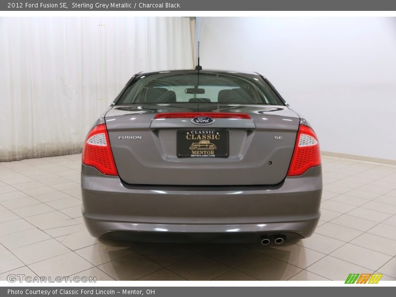 Sterling Grey Metallic / Charcoal Black 2012 Ford Fusion SE