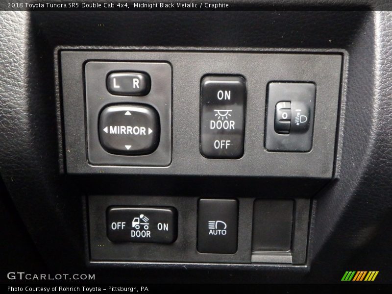 Controls of 2018 Tundra SR5 Double Cab 4x4