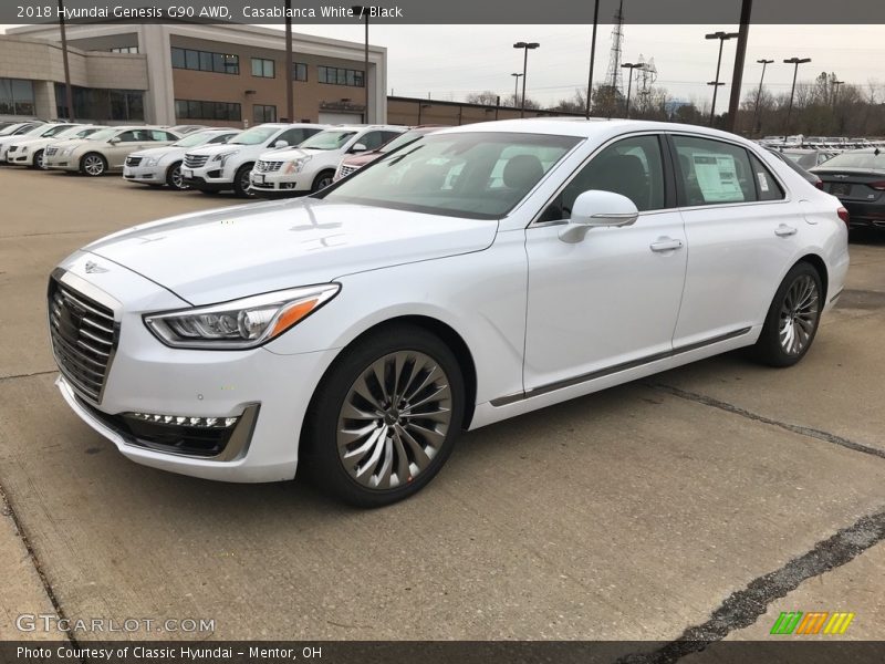 Front 3/4 View of 2018 Genesis G90 AWD