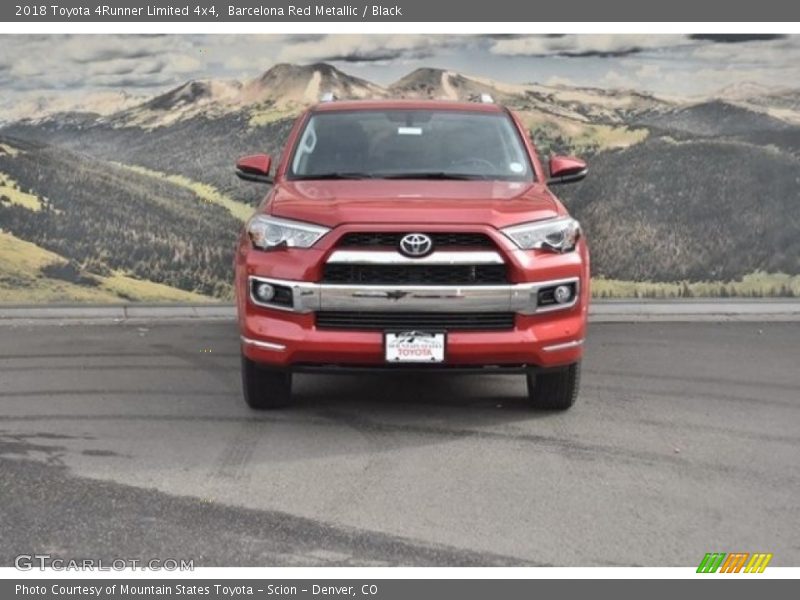 Barcelona Red Metallic / Black 2018 Toyota 4Runner Limited 4x4