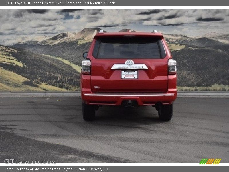 Barcelona Red Metallic / Black 2018 Toyota 4Runner Limited 4x4