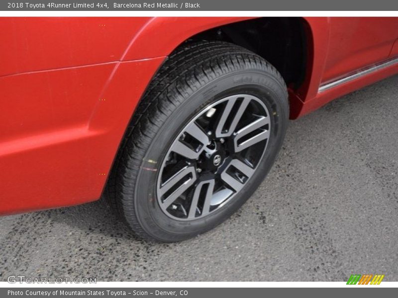 Barcelona Red Metallic / Black 2018 Toyota 4Runner Limited 4x4