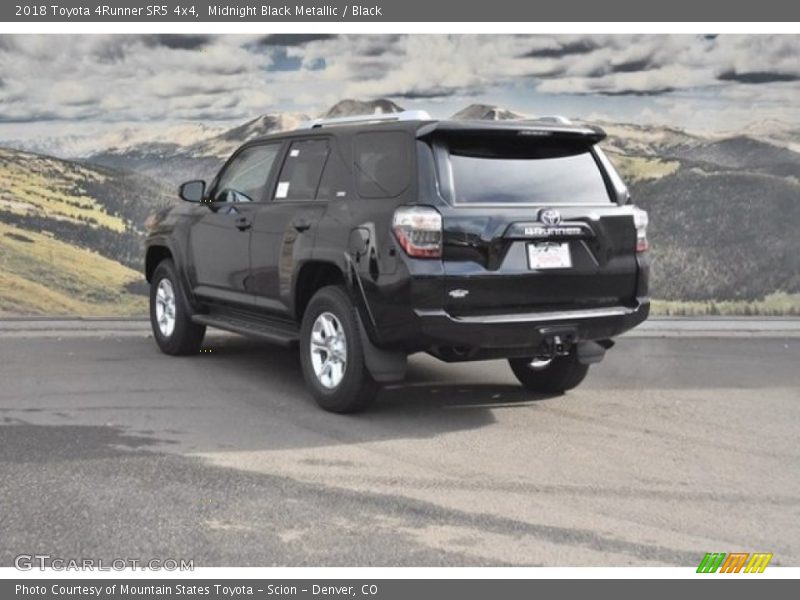 Midnight Black Metallic / Black 2018 Toyota 4Runner SR5 4x4