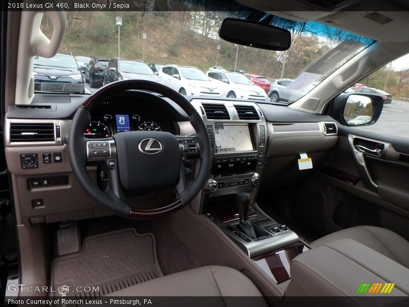 Black Onyx / Sepia 2018 Lexus GX 460