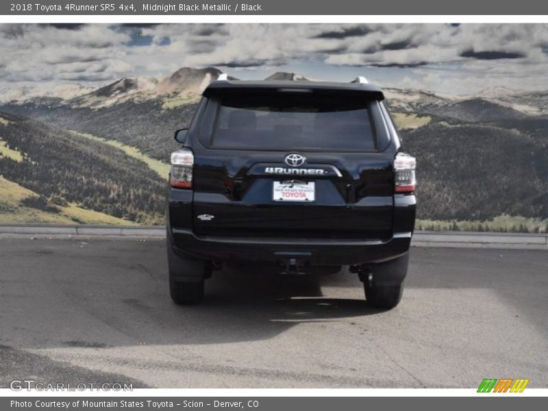 Midnight Black Metallic / Black 2018 Toyota 4Runner SR5 4x4