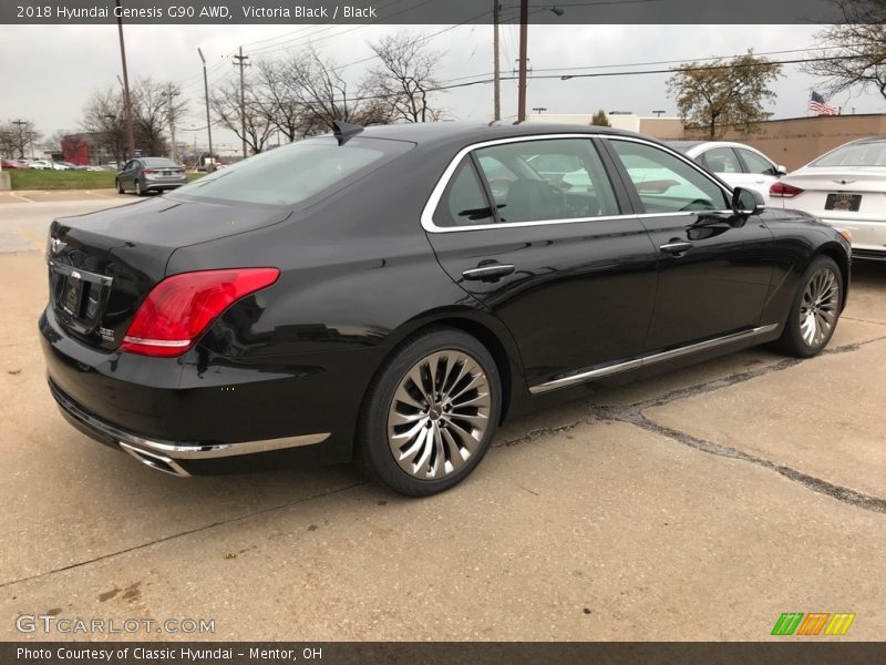 Victoria Black / Black 2018 Hyundai Genesis G90 AWD