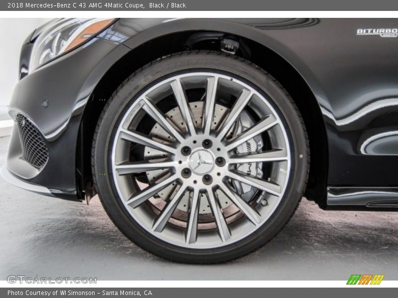 Black / Black 2018 Mercedes-Benz C 43 AMG 4Matic Coupe