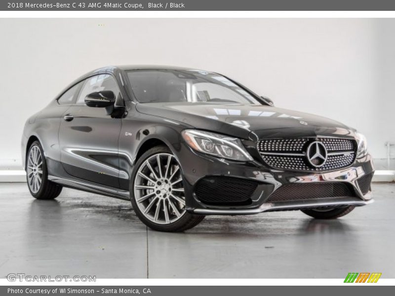 Black / Black 2018 Mercedes-Benz C 43 AMG 4Matic Coupe