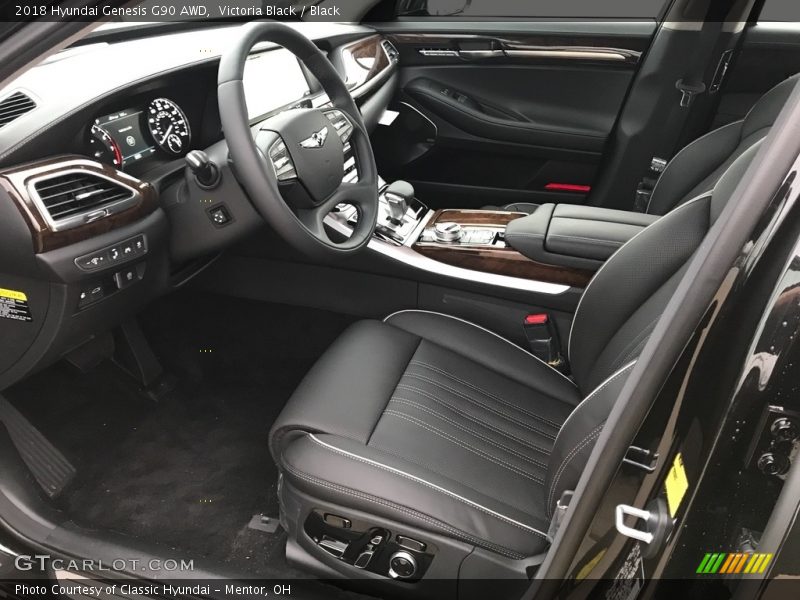  2018 Genesis G90 AWD Black Interior