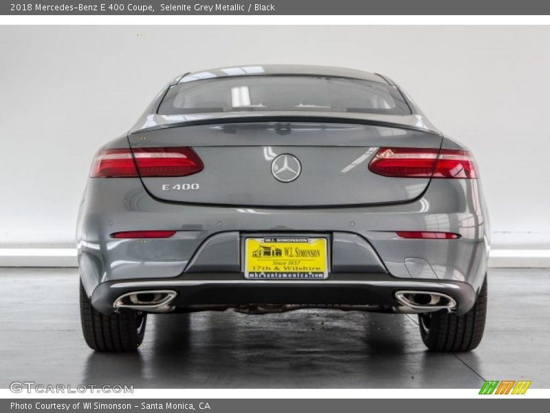Selenite Grey Metallic / Black 2018 Mercedes-Benz E 400 Coupe