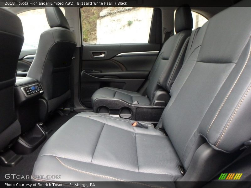 Blizzard White Pearl / Black 2018 Toyota Highlander Limited AWD