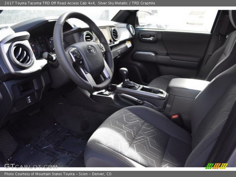 Silver Sky Metallic / TRD Graphite 2017 Toyota Tacoma TRD Off Road Access Cab 4x4