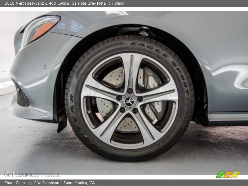 Selenite Grey Metallic / Black 2018 Mercedes-Benz E 400 Coupe