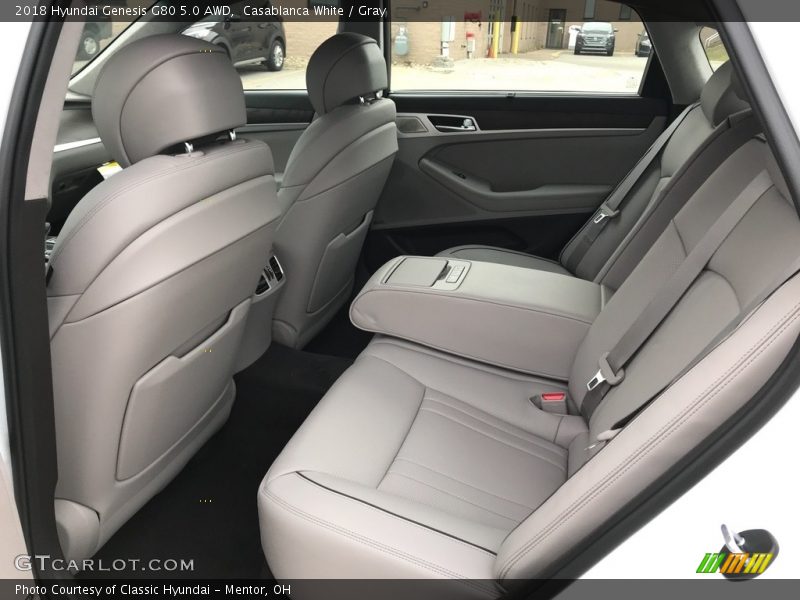 Rear Seat of 2018 Genesis G80 5.0 AWD