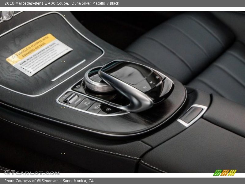 Dune Silver Metallic / Black 2018 Mercedes-Benz E 400 Coupe