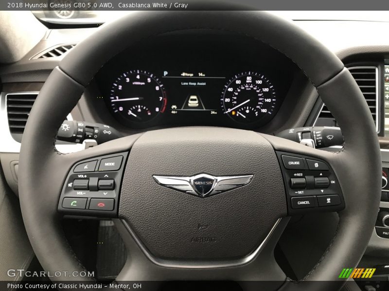  2018 Genesis G80 5.0 AWD Steering Wheel