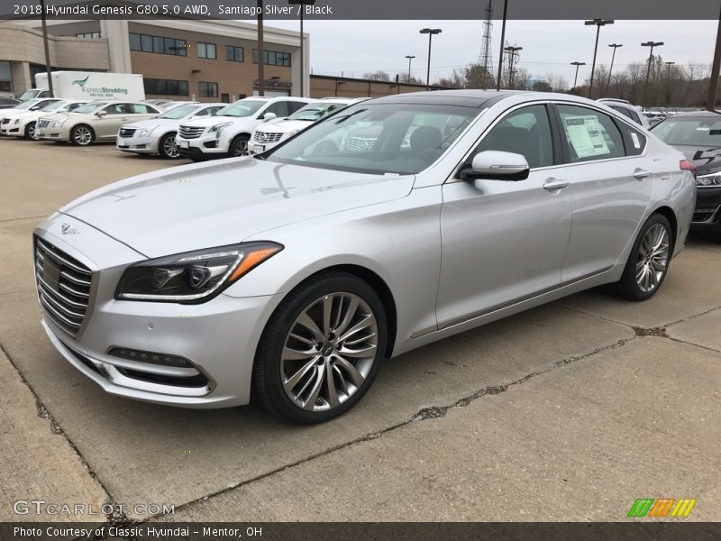 Front 3/4 View of 2018 Genesis G80 5.0 AWD