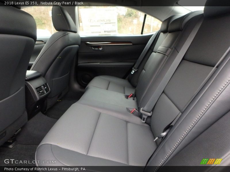 Nebula Gray Pearl / Black 2018 Lexus ES 350