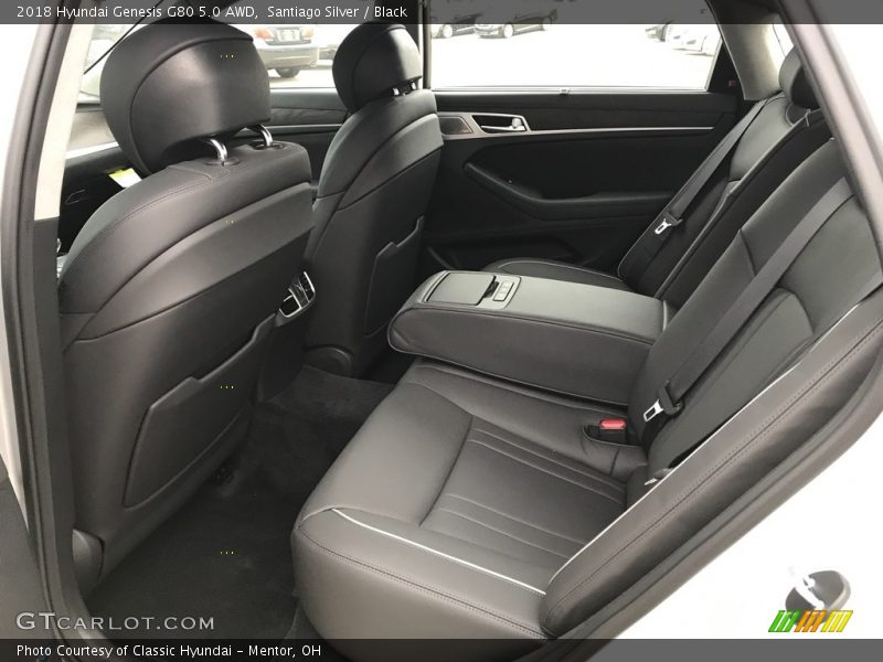 Rear Seat of 2018 Genesis G80 5.0 AWD