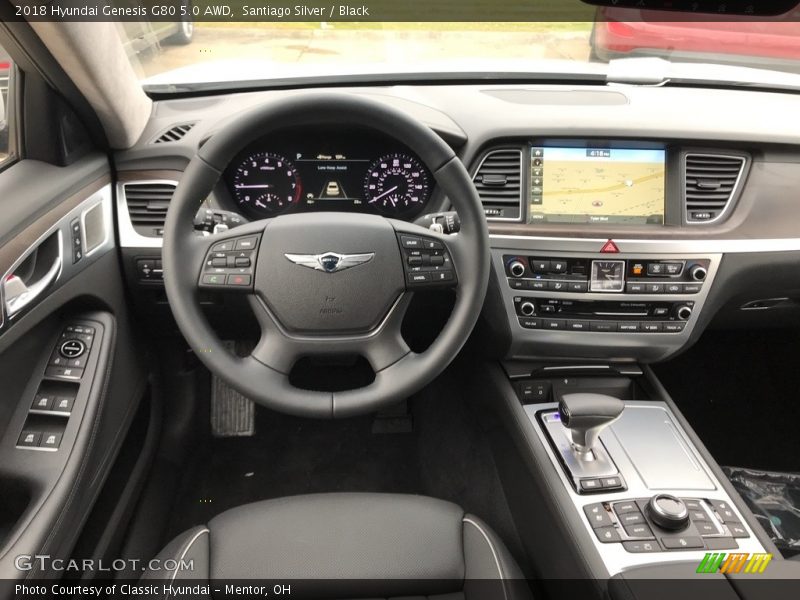 Dashboard of 2018 Genesis G80 5.0 AWD