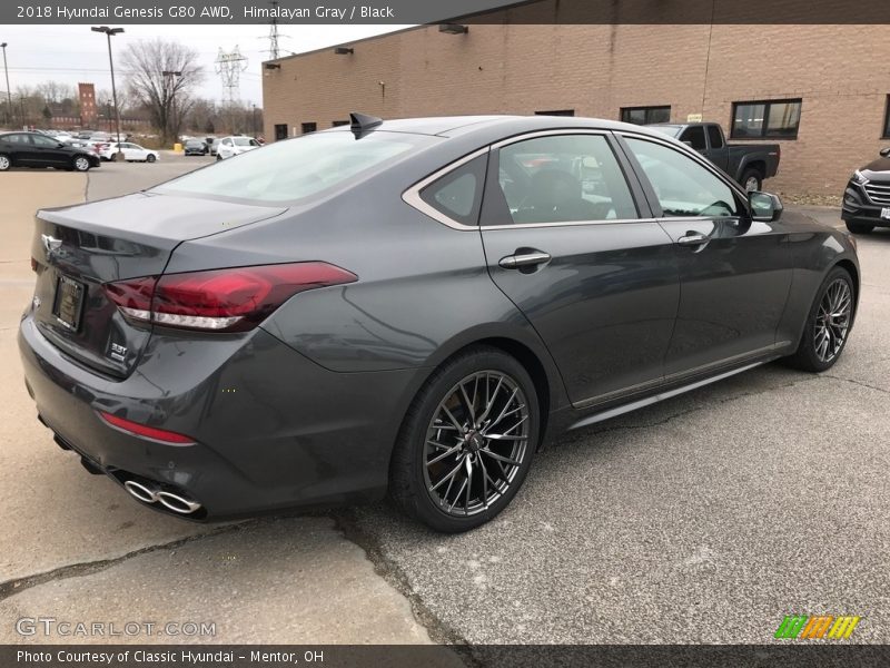 Himalayan Gray / Black 2018 Hyundai Genesis G80 AWD