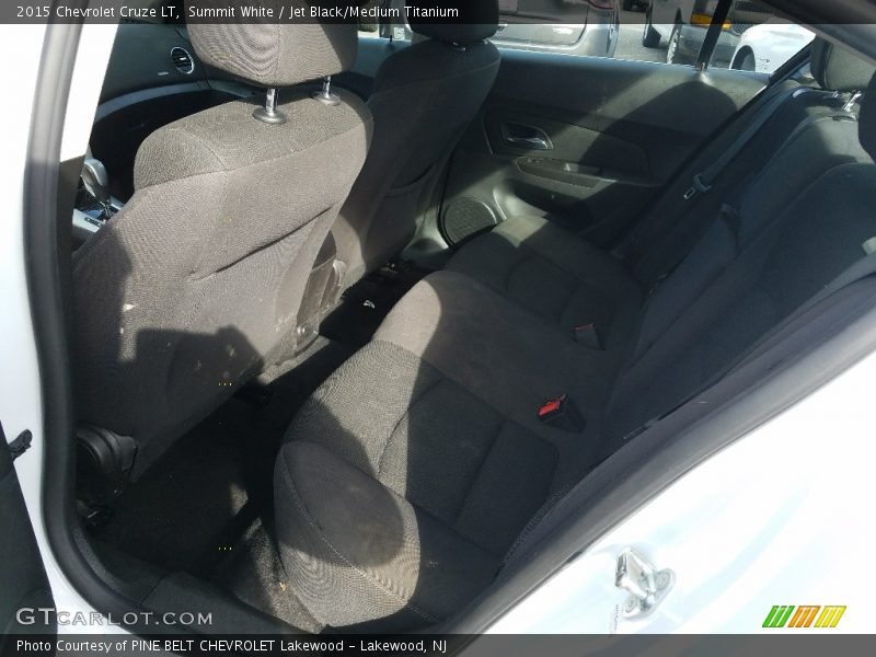 Summit White / Jet Black/Medium Titanium 2015 Chevrolet Cruze LT