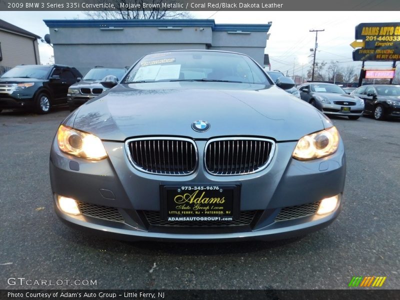 Mojave Brown Metallic / Coral Red/Black Dakota Leather 2009 BMW 3 Series 335i Convertible