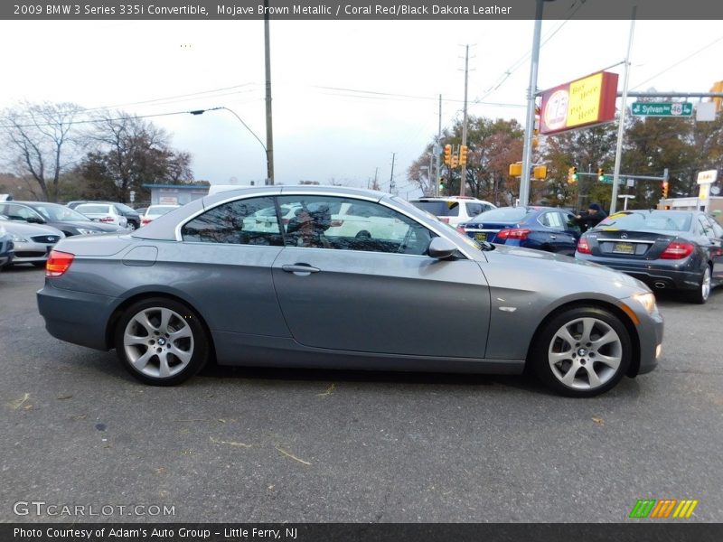 Mojave Brown Metallic / Coral Red/Black Dakota Leather 2009 BMW 3 Series 335i Convertible