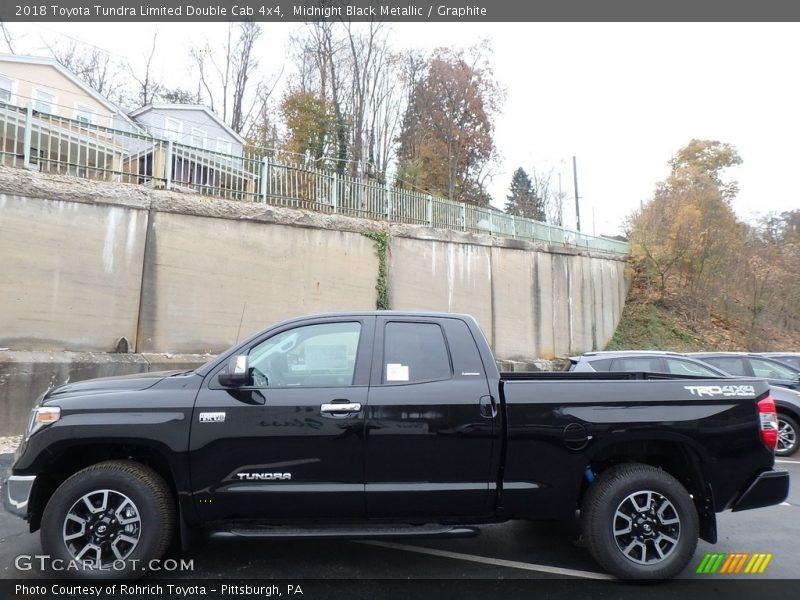  2018 Tundra Limited Double Cab 4x4 Midnight Black Metallic