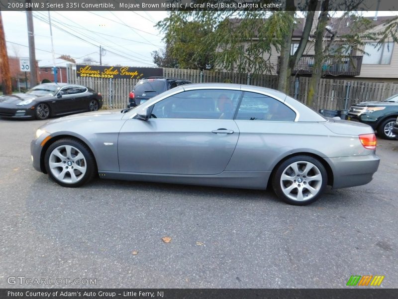 Mojave Brown Metallic / Coral Red/Black Dakota Leather 2009 BMW 3 Series 335i Convertible