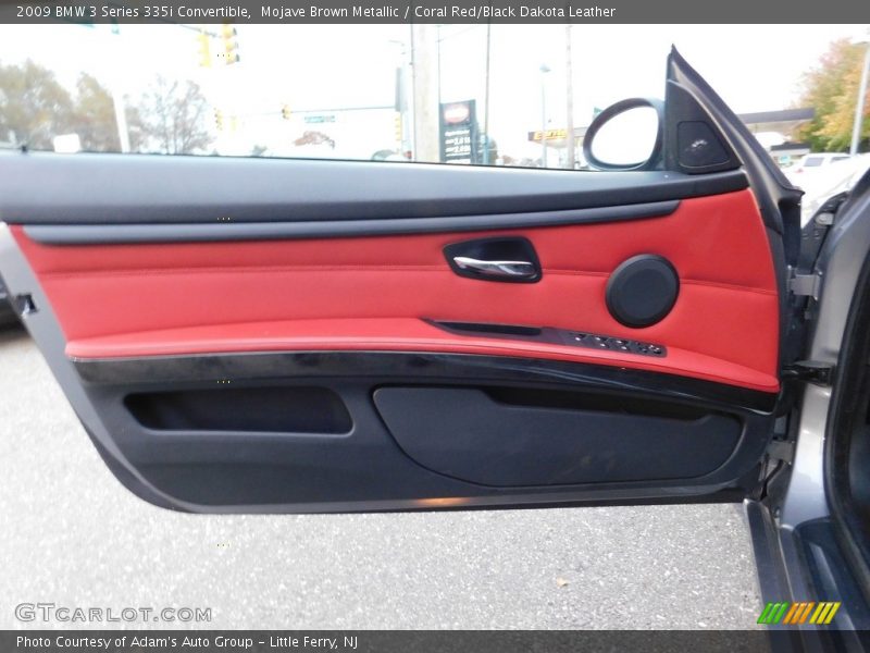 Mojave Brown Metallic / Coral Red/Black Dakota Leather 2009 BMW 3 Series 335i Convertible