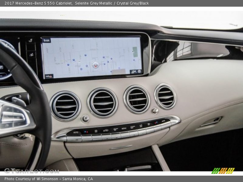Selenite Grey Metallic / Crystal Grey/Black 2017 Mercedes-Benz S 550 Cabriolet